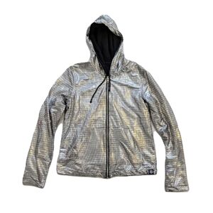 BETABRAND reversible silver hoodie